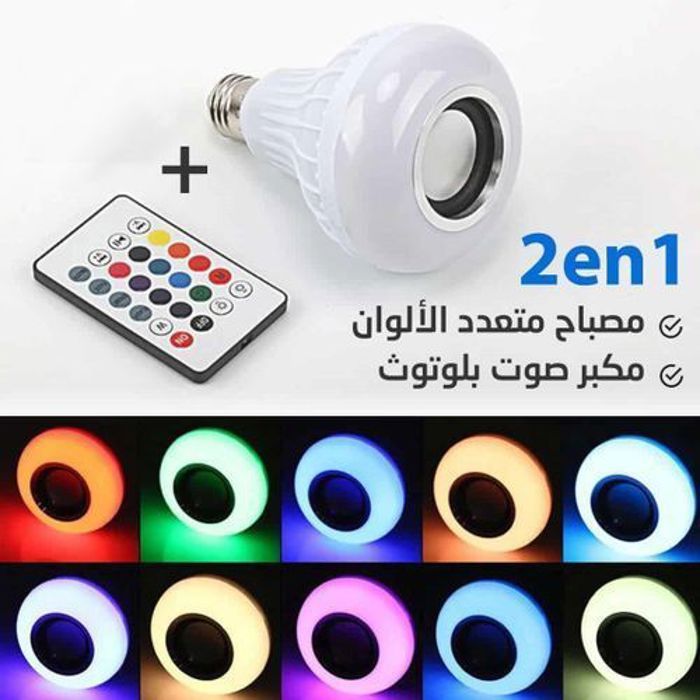 LED ampoule E27 lampe avec son Lampada Bluetooth ampoule haut-parleur