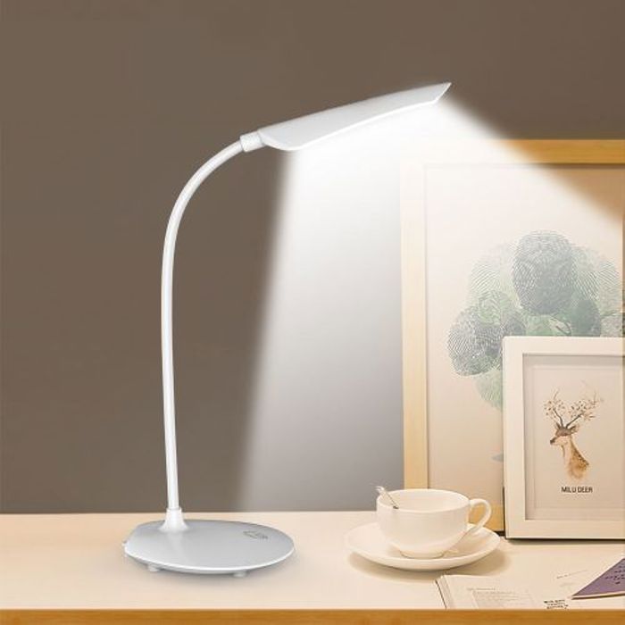 Lampe de bureau - GENERIC - Rechargeable USB - Flexible - Tactile - Multicolore