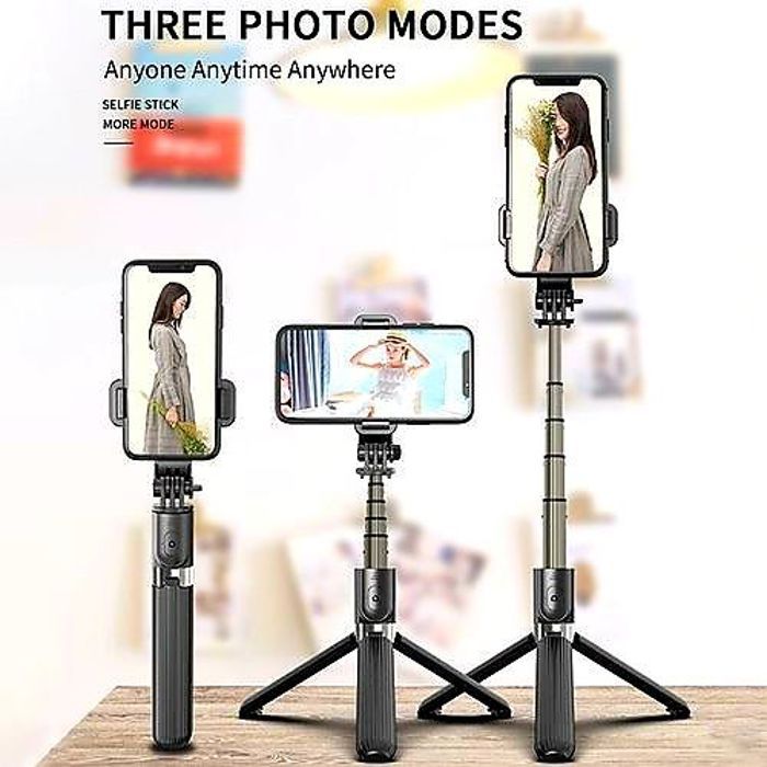 L03 Aluminum Alloy Foldable Bluetooth Tripod Selfie Stick