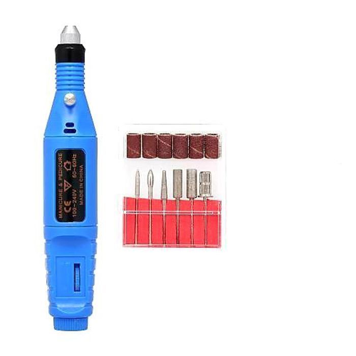 Electric Nail Drill Polish Kit Professional Manicure - Multi-Couleur