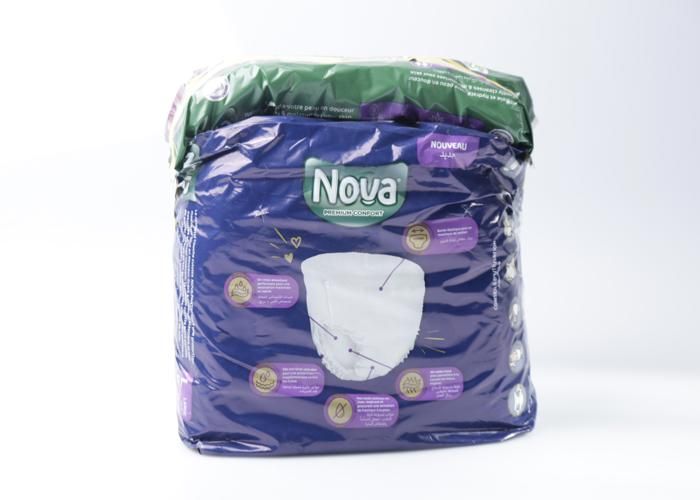 Couches - Nova - Pants Large - 9 unités - 50 lingettes gratuites - Confort optimal