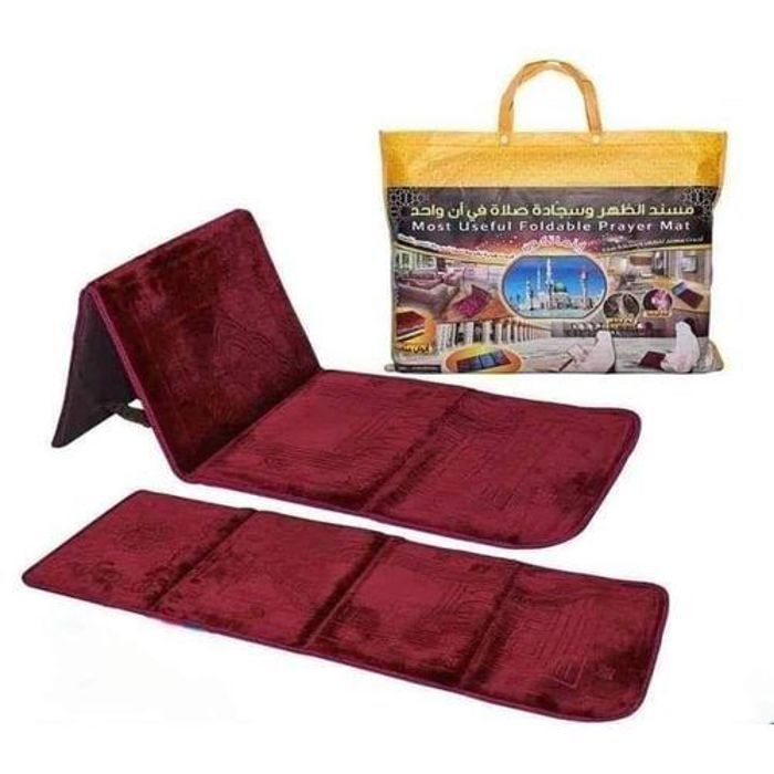 Tapis de prière médical - Luxe - Confortable - Pliable - Doux - Adulte- Multi-Couleur