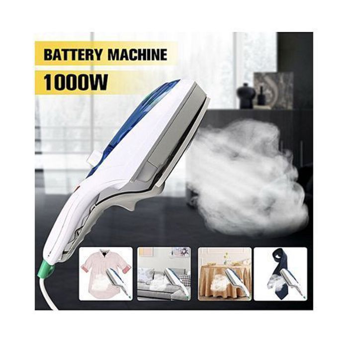 Fer à repasser portable - TOBI - Brosse anti-rides - Électrique - Vapeur - Système anti-peluches