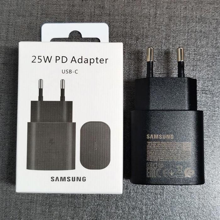Chargeur d'origine Samsung 25W Charge Super rapide type-c adaptateur ue pour Téléphone
