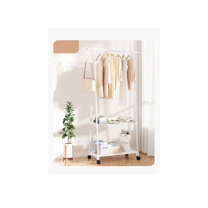 Support à vêtements, organisateur de chambre à coucher, organisateur d'étagère au sol triangulaire
