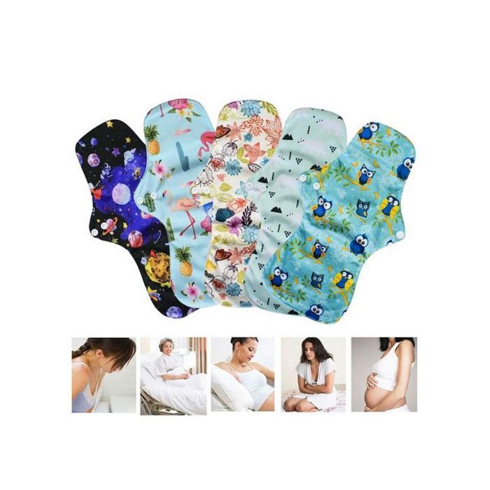 Serviettes hygiéniques réutilisables en tissu, serviettes hygiéniques de Menstruation