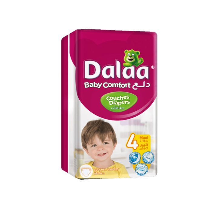 Dalaa Comfort JP Maxi 64 unités 9-18 kg + lingettes gratuites