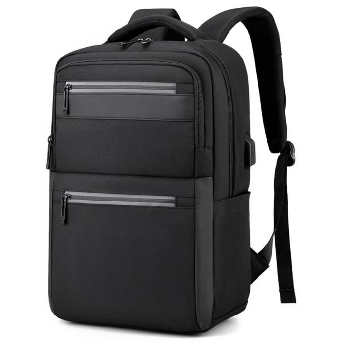 Sac à dos moderne et polyvalent,conçu pour le bureau,les voyages ou l'université NOIR
