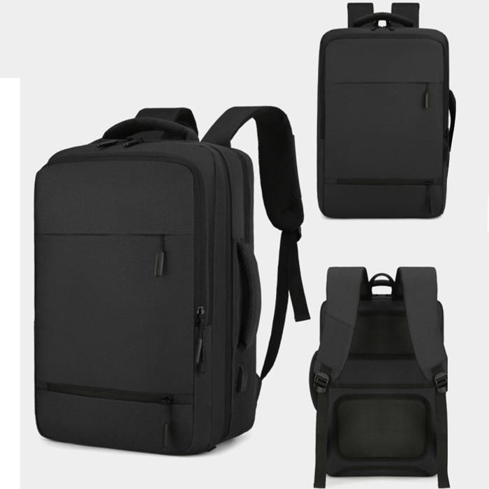 Sac à dos - NOIR - 15,6 pouces - Rangement optimal - Design ergonomique - Résistant et durable