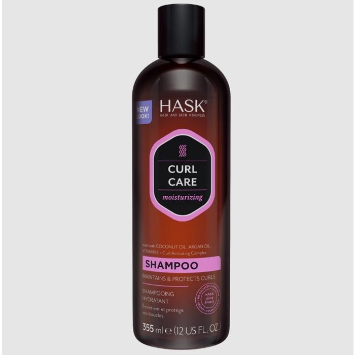 Hask Curl Care Shampoing Hydratant Soins des Boucles - Made in Usa - 355ml