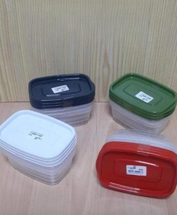 Boîte en Plastique - ALIMENTAIRE - 250 ml - Couleurs Aléatoires - Lot de 3 - Empilables et Réutilisables