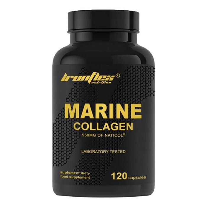 Iron Marine Collagen 120 Caps - Collagène Marin pour une Peau et des Articulations en Santé