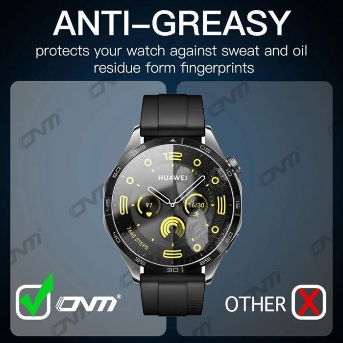 Protection d'Ecran Incassable pour Huawei Watch GT4 46MM - Screen Protecteur montre GT 4 film anti rayures