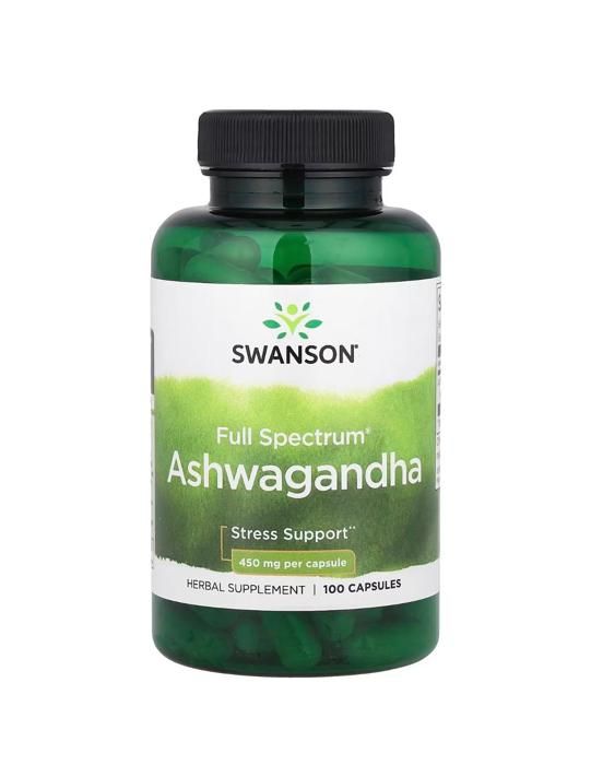 Ashwagandha, 450 Mg, Favorise Une Sensation De Calme Et De Détente 100 Capsules