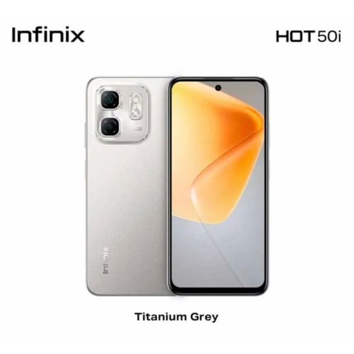 Smartphone Infinix HOT 50i - 128 Go ROM - 8 Go RAM - 6.7" - 5000 mAh - Charge rapide 18W