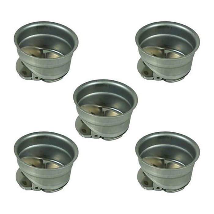 Clapet anti odeur - Assina - 40mm - Métallique - Inox - Lot de 5