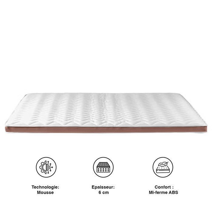 Surmatelas Flexy - Mi-ferme 180x200 cm