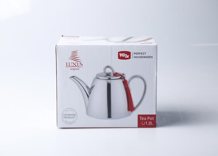 Théière Ronde Inox Réf T306 1,2 L
