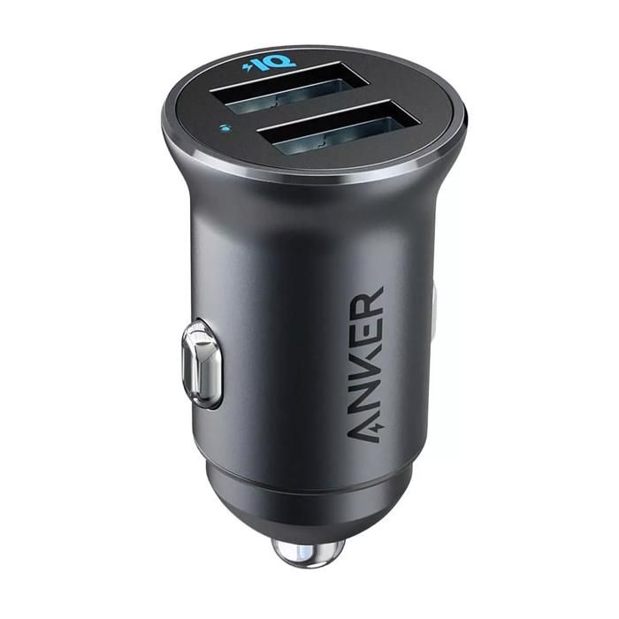 Chargeur de Voiture Anker PowerDrive 2 Alloy Noir