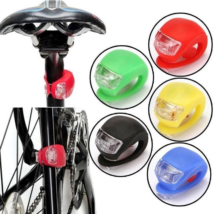 Éclairage LED Étanche pour Vélo, Lampe Avant et Arrière, Accessoires Cyclistes