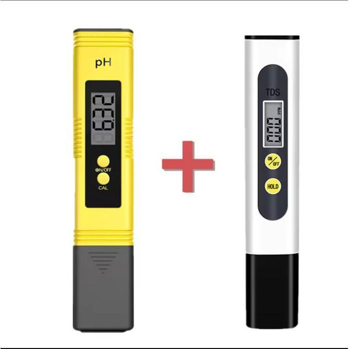 PH-mètre et TDS mètre tre combinés lecture de laboratoire de haute précision testeur de qualité de l'eau piscine et aquarium
