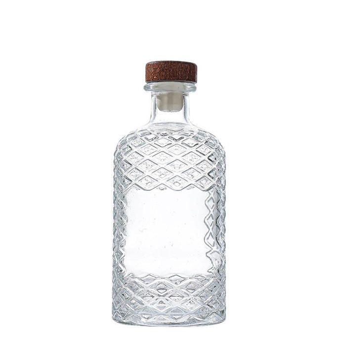 Bouteille en Verre - GENERIC - TY37 - 500 ml - Bouchon en Liège - Transparent