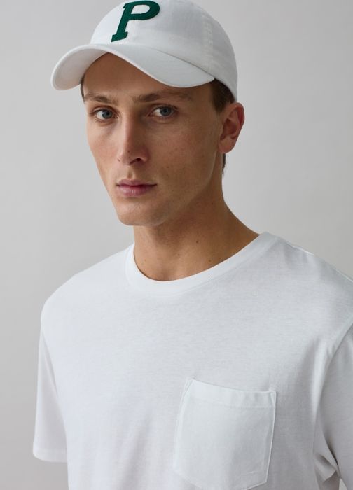 T-shirt - HOMME - Blanc Brillant - Coton Doux - Manches Courtes - Taille XXL - Marjane Mall - Image 2
