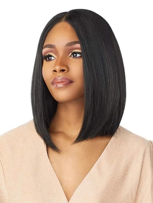 Perruque court Droit Noir Cheveux Dans A 12 pouces Pour Femme