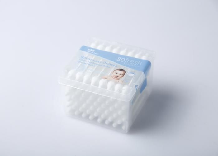Cotons-Tiges de Sécurité pour Bébé 56pcs