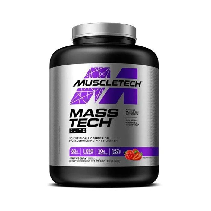 Mass-Tech Elite 2.72 Kg Strawberry - Muscletech