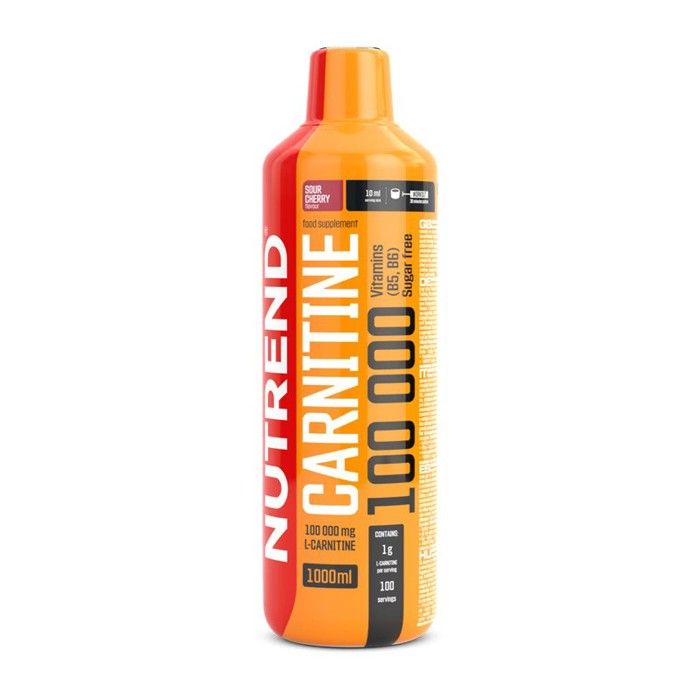 Carnitine 100000 1000ml - Nutrend-Sour Cherry