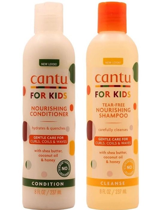 Cantu Kids Care Tear-free Nourishing Shampooing & Conditionner - 237mlx2