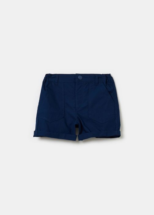 Pantalon - OVS - Popeline Shor - Bleu Foncé - Slim - Garçon