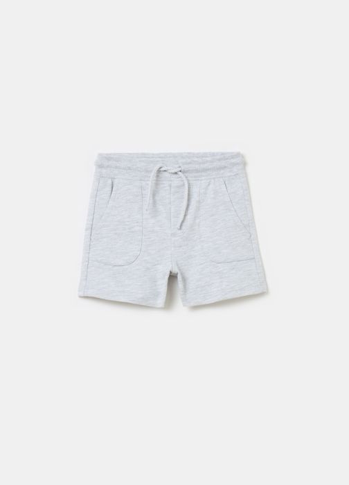 Pantalon - OVS - PATCH COURT GRE MELANGE - Gris Mélange - Regular - Bébé Garçon