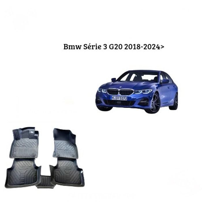 Tapis de sol - Bmw - Série 3 G20 - 7D TPE - Caoutchouc - Noir