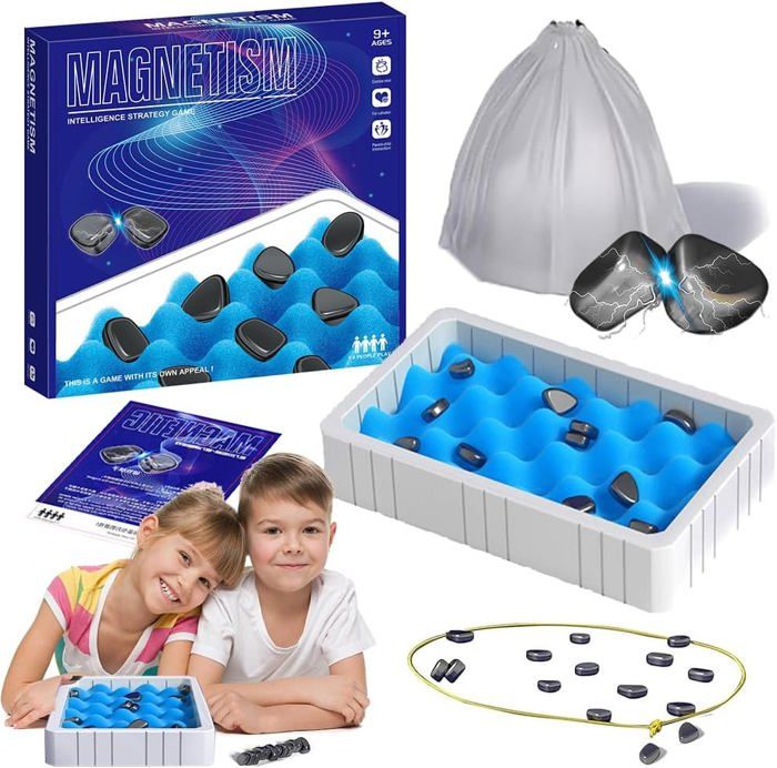 Jeu d'échecs magnétique - MARQUE - Portable - Pour voyages - Réunions familiales - 1 joueur ou plus