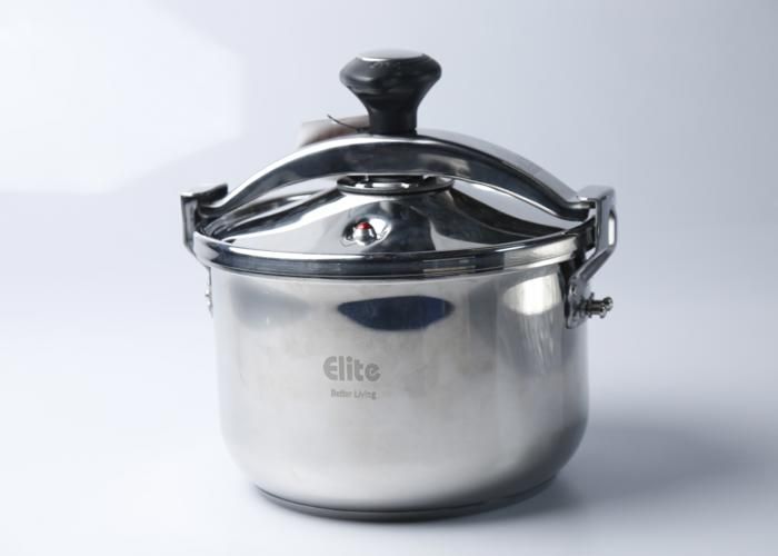 Cocotte Inox Revêtement Intérieur en Granite 8L