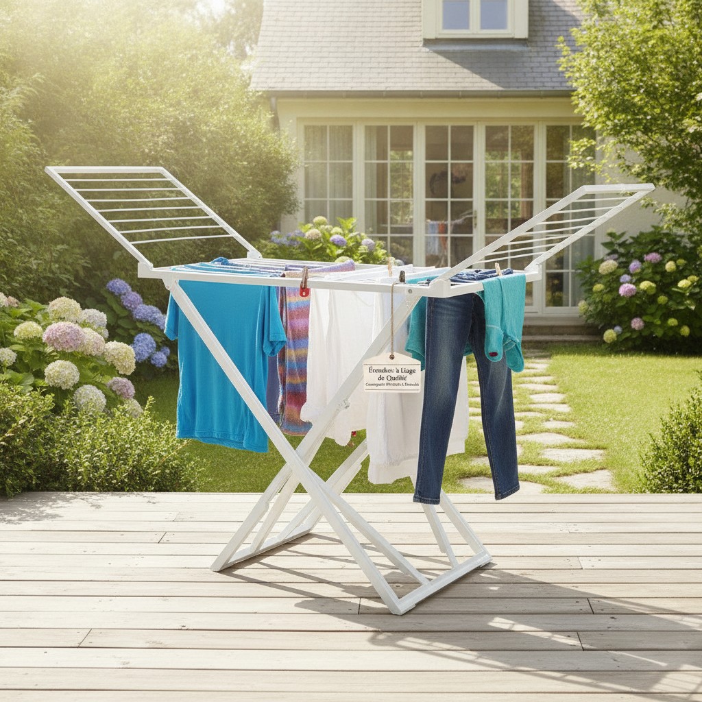 Étendoir à Linge de Qualité Conception Pratique & Durable - Marjane Mall - Image 3