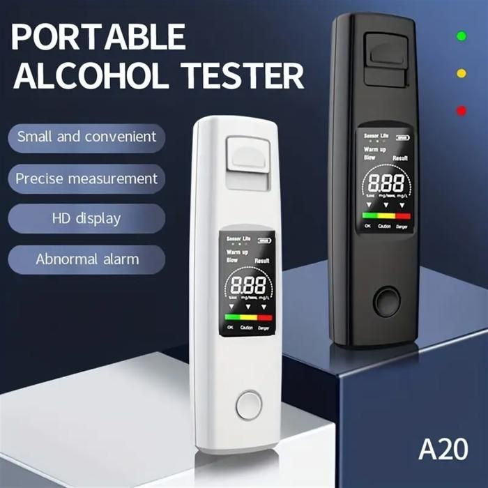 Testeur d'alcoolémie professionnelle, éthylomètre haute sensibilité, sans Contacte-BLANC