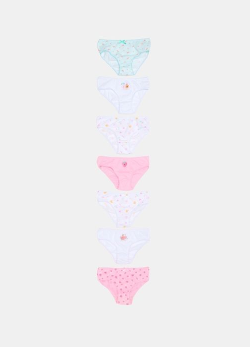 Slips - PK - 7 - Multicolore - Enfant - Fille