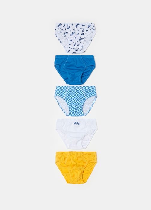 SLIPS POUR GARÇONS - Bleu/Jaune 