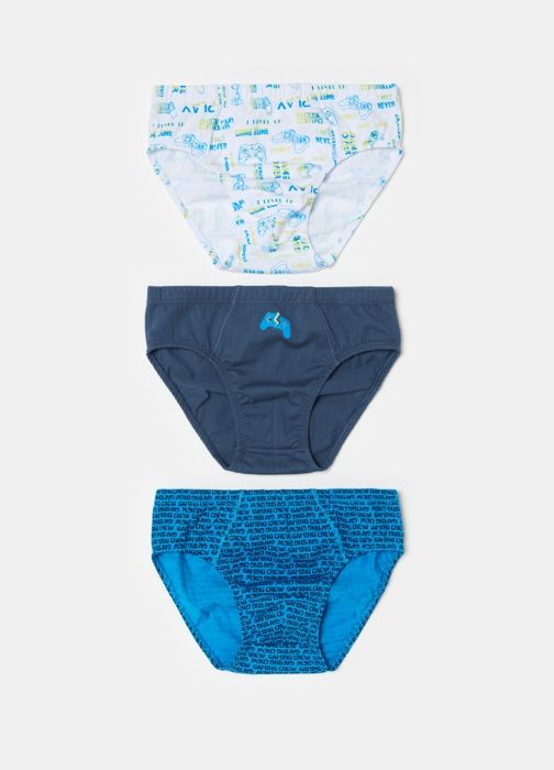 Vêtements Actifs - PK - 3 BREF 1 - Bleu/Blanc - Enfant - Garçon