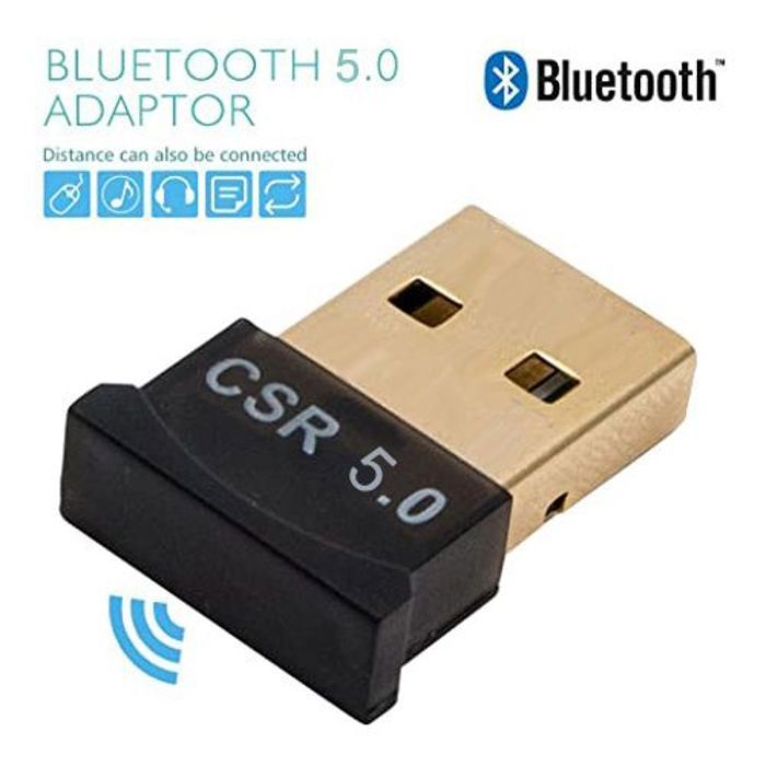 Cle Adaptateur Bluetooth 5.0 USB, Adaptateur Bluetooth - Pour Casque PC Bureau Portable Telephone