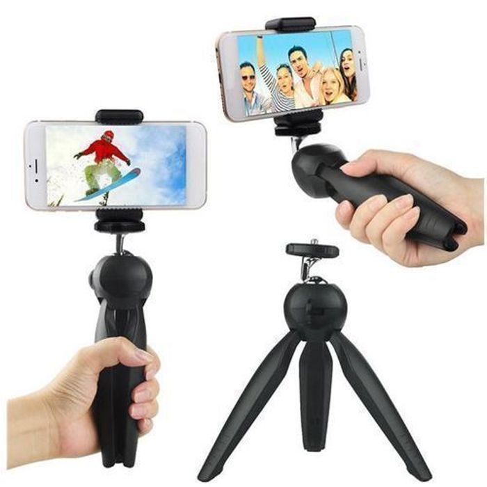 Mini Tripod avec Support Portable de Téléphone Selfie portable Smartphone Caméra
