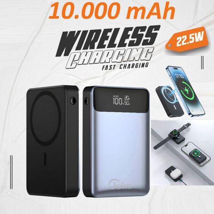 Joko Power Bank Magsafe Sans fil 10000mAh, 22.5W Fast Charge Charge rapide