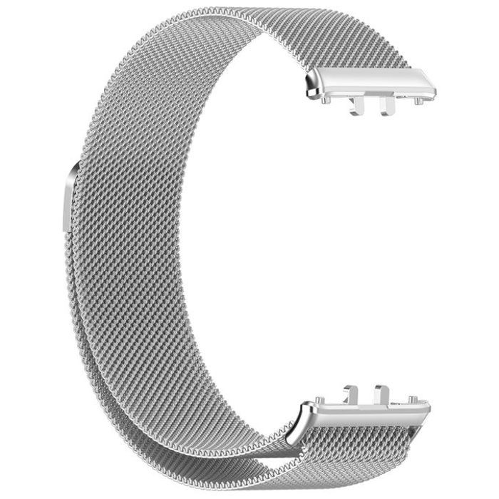 Bracelet Milanais Argent en Acier Inoxydable – Compatible Samsung Galaxy Fit 3