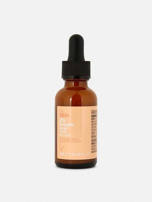 Sérum Visage - PRIMARK - Acide Salicylique 2% - 25ml - Extraits de Saule et Réglisse - Anti-inflammatoire