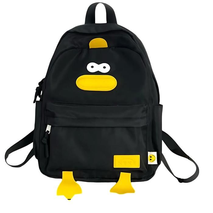 Sac à dos enfant - K.S.K.E - Noir - Léger - Pratique - Design ludique