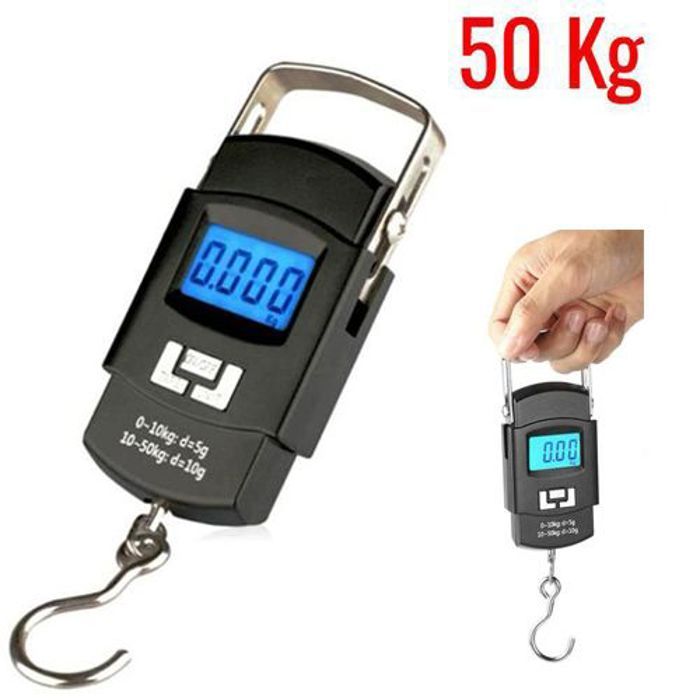 Pese Bagage Valise Voyage Balance électronique 50kg/10g, Mesure Poids, Ecran LCD