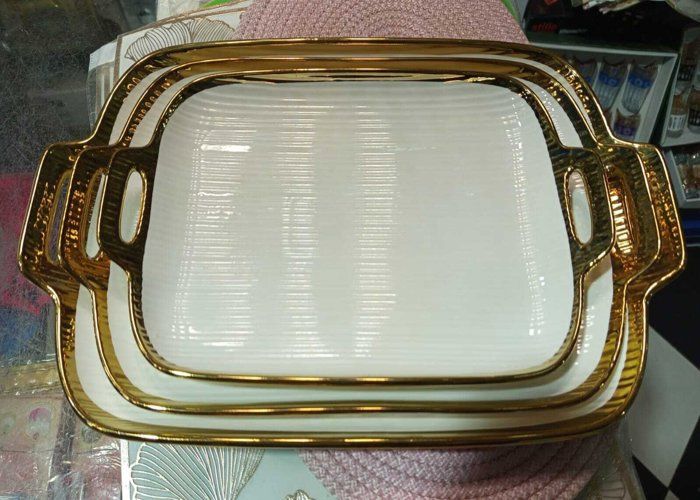 Assiettes - Prestige - 3 pièces - Élégance - Design raffiné - Finition haut de gamme